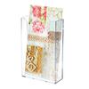 Wall Mounted Clear Storage Rack Box Holder Brochure Stand Pamphlet Booklet Display Wall Mountliterature Magazine Show Shelf