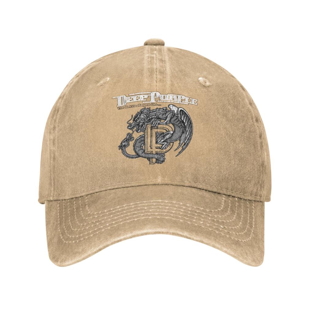 Berretto da Baseball Ufficiale Deep Purple Battle Rages On Sun Unisex Uomo Stile Street Estivo Sport Outdoor Traspirante Berretti da Baseball
