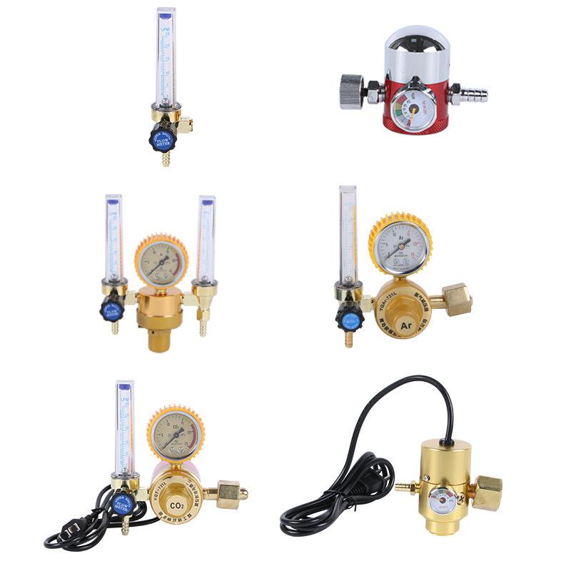 36V/220V Energiebesparende Verwarmde CO2/Argon Dubbele Buis MIG Lasregulatorklep