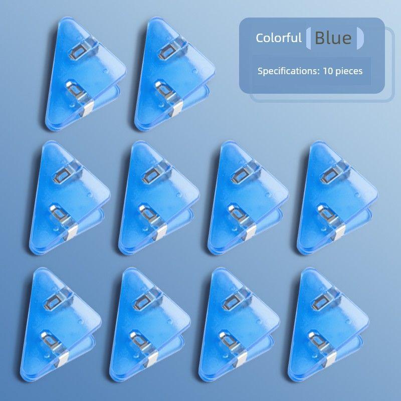 Minimalist Bill Folder Transparent Color Plastic Office Storage Mark Organize Fantastic Test Paper Clip 90 Degree Clip Stationery A4 Test Paper Clip