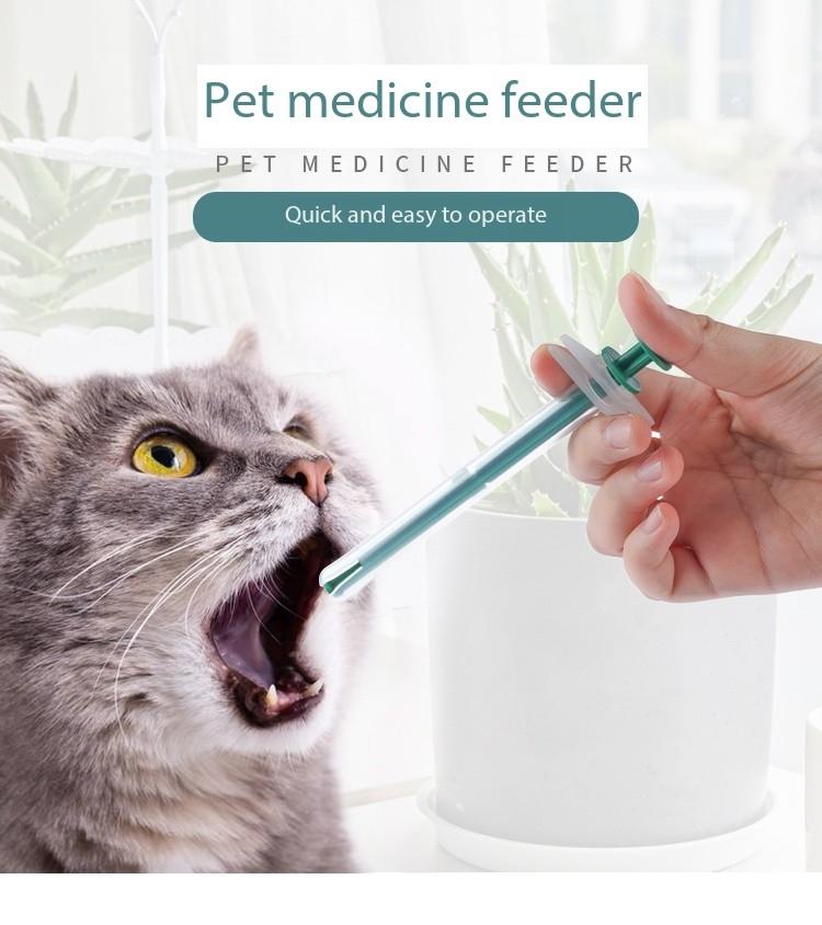 Cat Dog Pill Shooter Medicine Liquid Feeding Dispenser Pet Silicone Soft Tip Pet Tablet Pill Feeder for Puppy Kitten