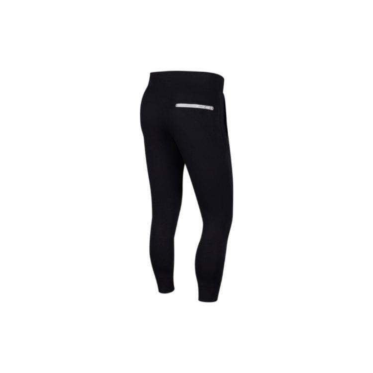 Nike Knitted Sweatpants Men's Black Moderate Straight Fit Pants AJ5420-011