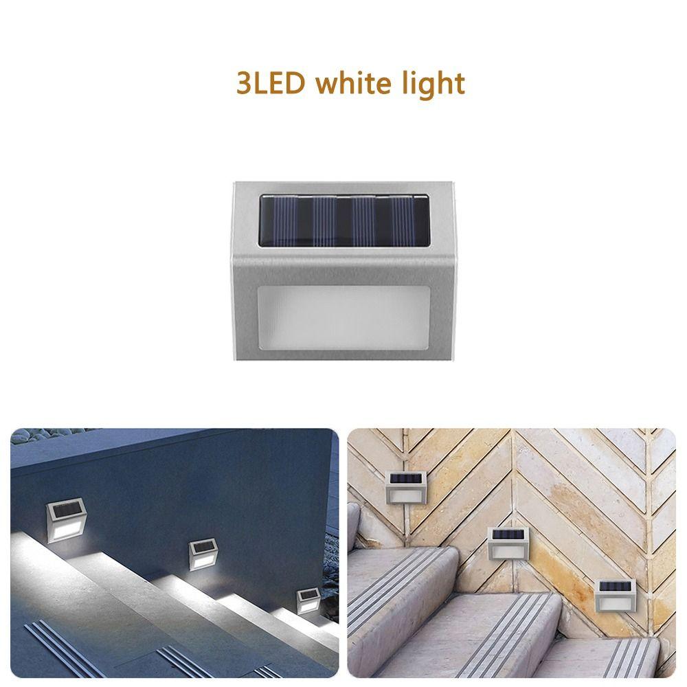 

Sunlight Solar Lamp Solar Powered Street Light Waterproof Steps Fence Lamps Patio