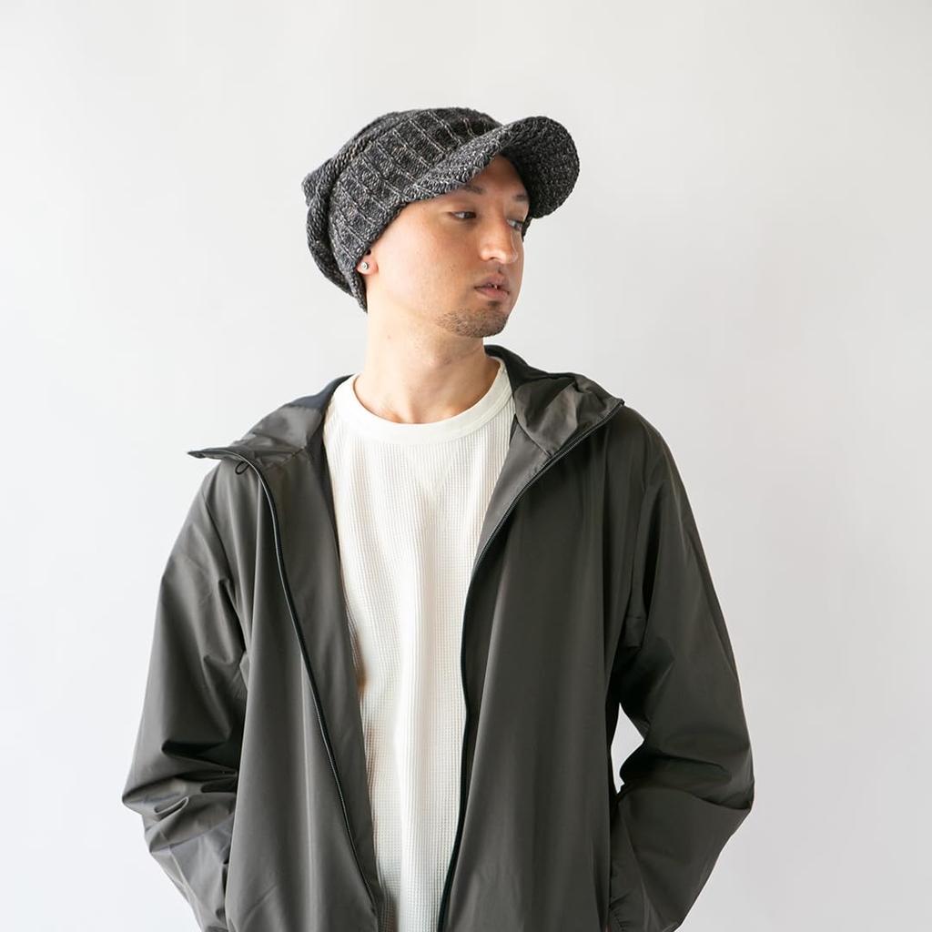 ICHIYON Strickmütze, Mütze für kaltes Wetter, Boa-Strickmütze mit Krempe, Strickmütze, Golf, Winter, kaltes Wetter, Krempe mit Krempe, Strickkappe, lange Krempe, groß