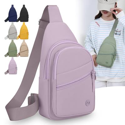 Sac de poitrine Sac bandoulière léger pour femme Sac d'épaule de sport