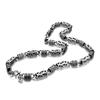 Popular Domineering Retro Plated S925 Thai Silver Necklace Men'S Personality Punk Hip Hop Style Jewelry