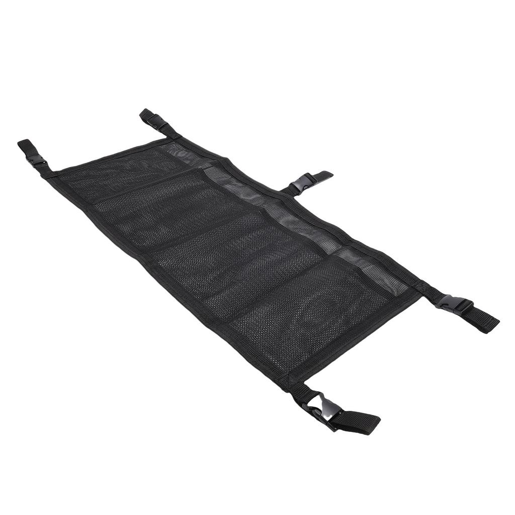 Boat Storage Bag with 3 Divisions Adjustable Straps Mesh Boat Seat Organizing Suspended Bag for Yacht