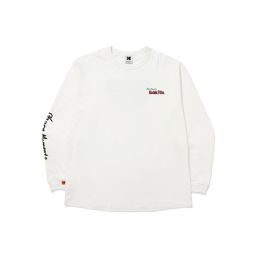 KODAK [Artist Obik] Kodak Peoples Long Sleeve T-Shirt Ivory