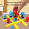 "Cross-border Children's Educational Tic-Tac-Toe Nesting Doll Game - Parent-Child Interactive Tabletop Toy"