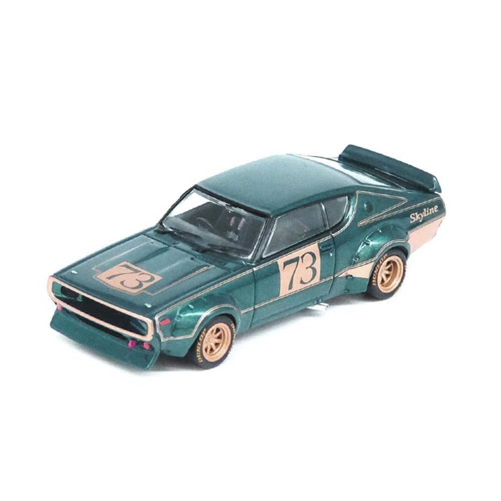 

Inno Models 164 Nissan Skyline 2000 GT R KPGC110 Racing Concept Green Готовый продукт