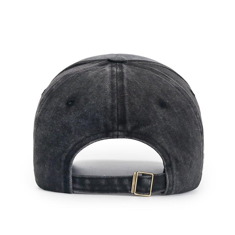 Spring and Autumn Seasons Coated Washed Baseball Cap Five Pieces Adjusting Flash Damaged Old Sun Cap Spot Foreign Trade Cap