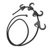 Wagon Strap with 4 Hooks Rubber Folding Wagon Elastic Rope Beach Cart Loading Strap for Shopping Camping Garden Cart