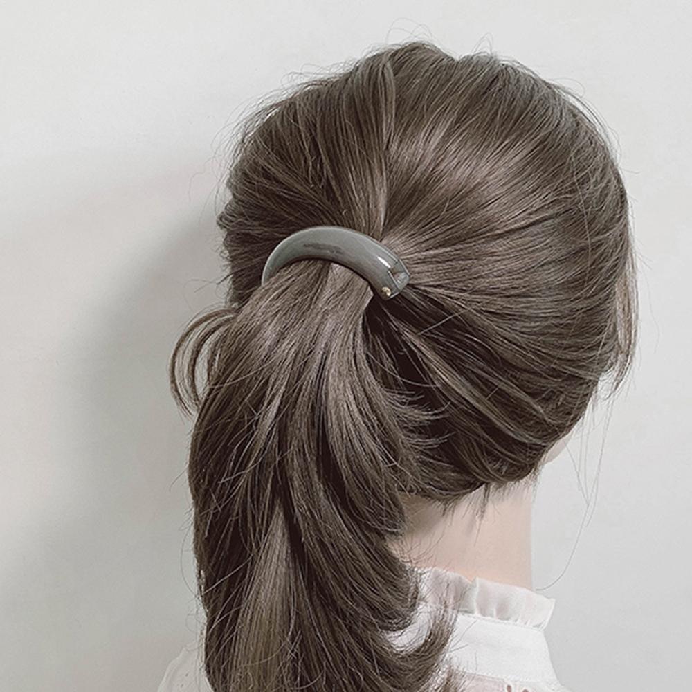 Gift Transparent Hairpins Plastic Hair Claws Banana Clip Ponytail Holder Hair Clips