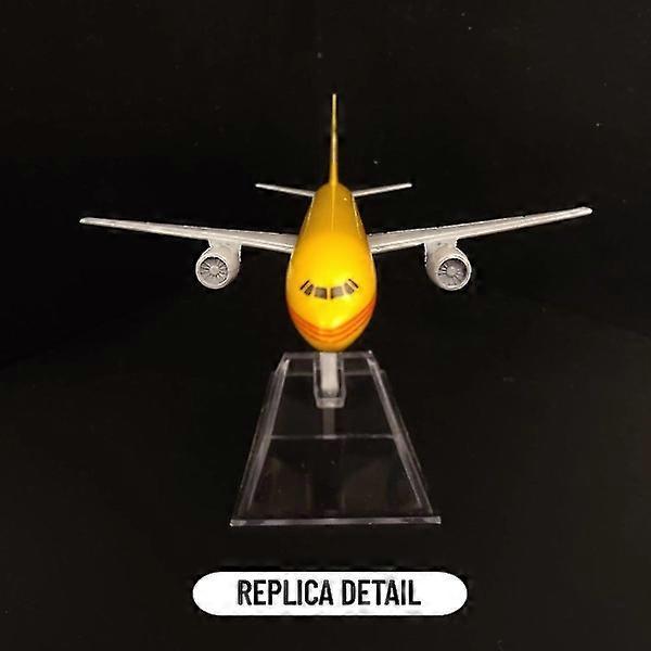 1:400 Scale Metal Airplane Replica DHL Boeing 757 Airplane Diecast Model Airplane Home Office Miniature Toys for Kids - Perfect 12.Lufthansa A380