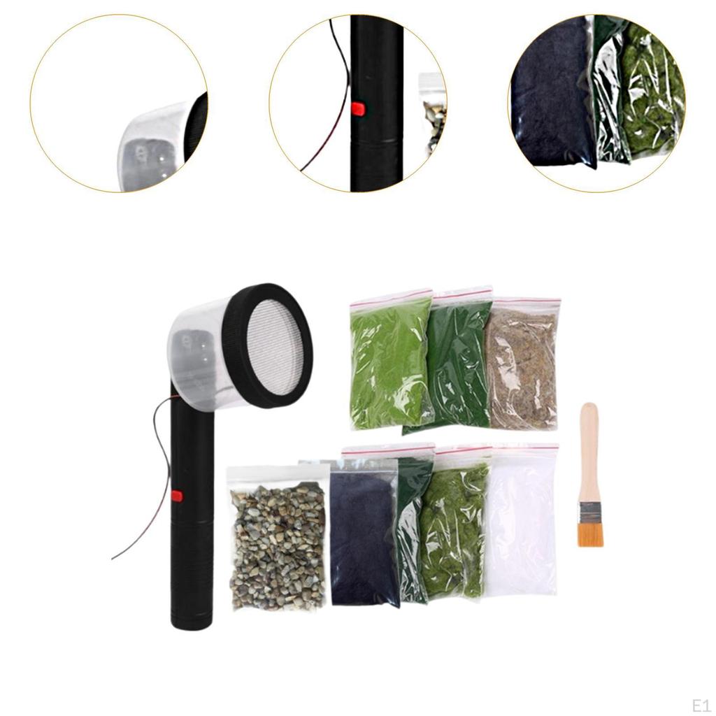 Static Grass Flocking Applicators, Mini Applicators for Machine Lawn Layout Flock Static,