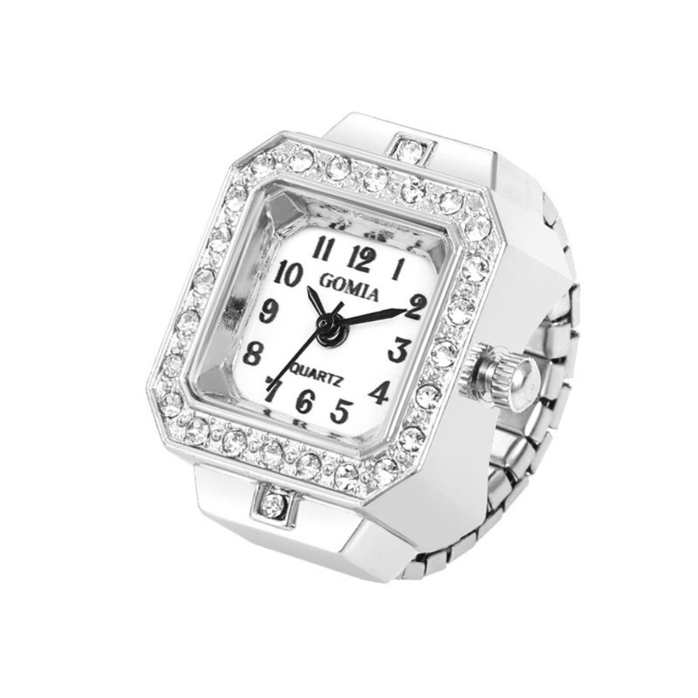 Elastic Ring Watch Alloy Elastic Rings Creative Finger Rings  Jewelry