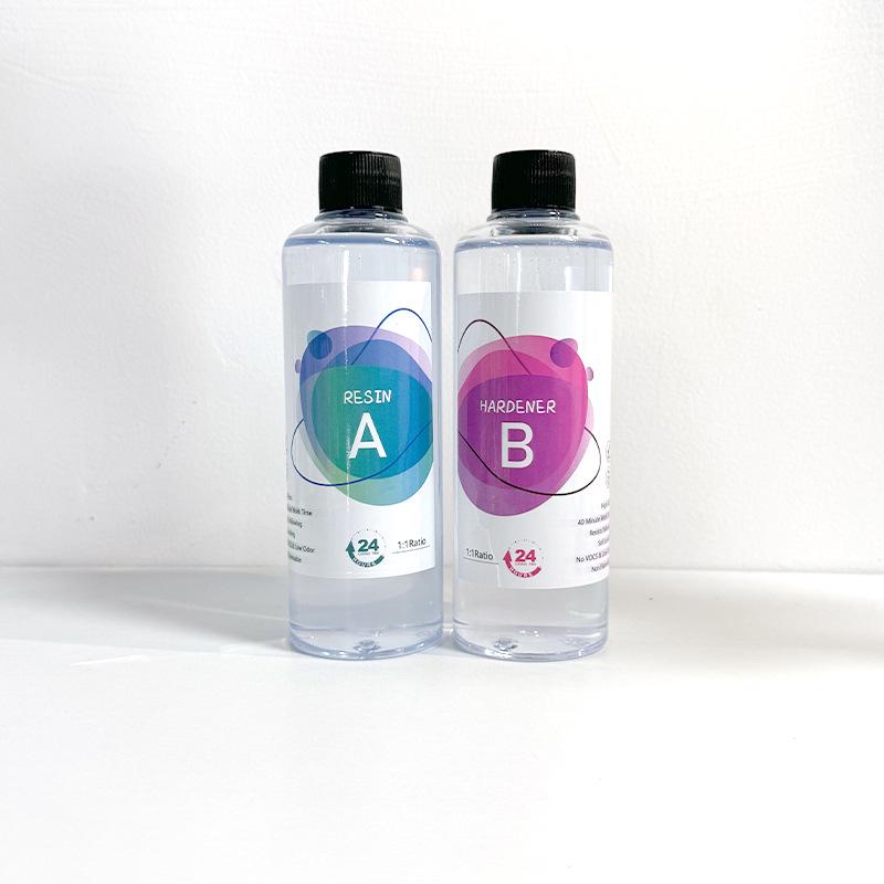 Transparenter DIY Wellen Epoxidharz Kleber - Selbstentlüftend, Vergilbungsresistent Bastelkleber