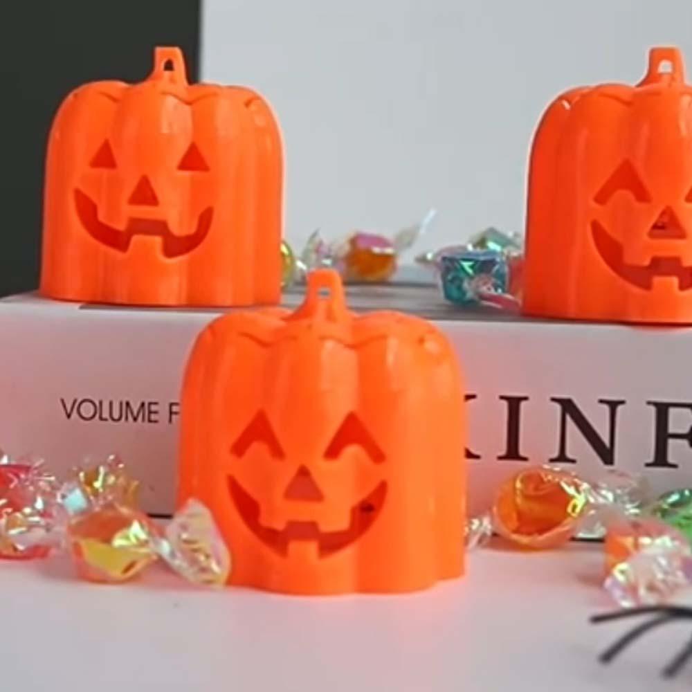 Luminous Pumpkin Lantern Plastic LED Night Light Halloween Jack-O-Lantern  Bedroom