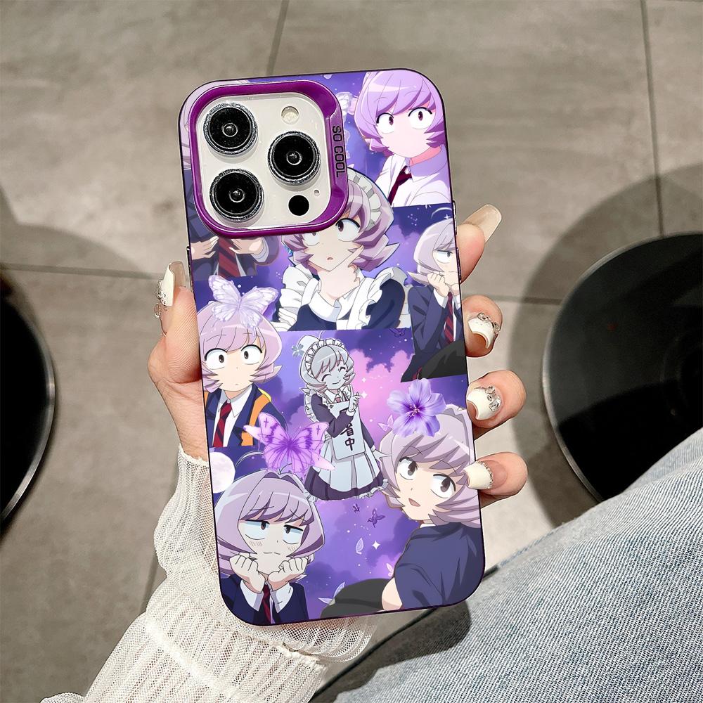 Anime Najimi Osana Mobile Phone Case for iPhone 17 16 15 14 13 12 11 X XR XS 8 7 Air Pro Max Plus Purple Translucent Cover