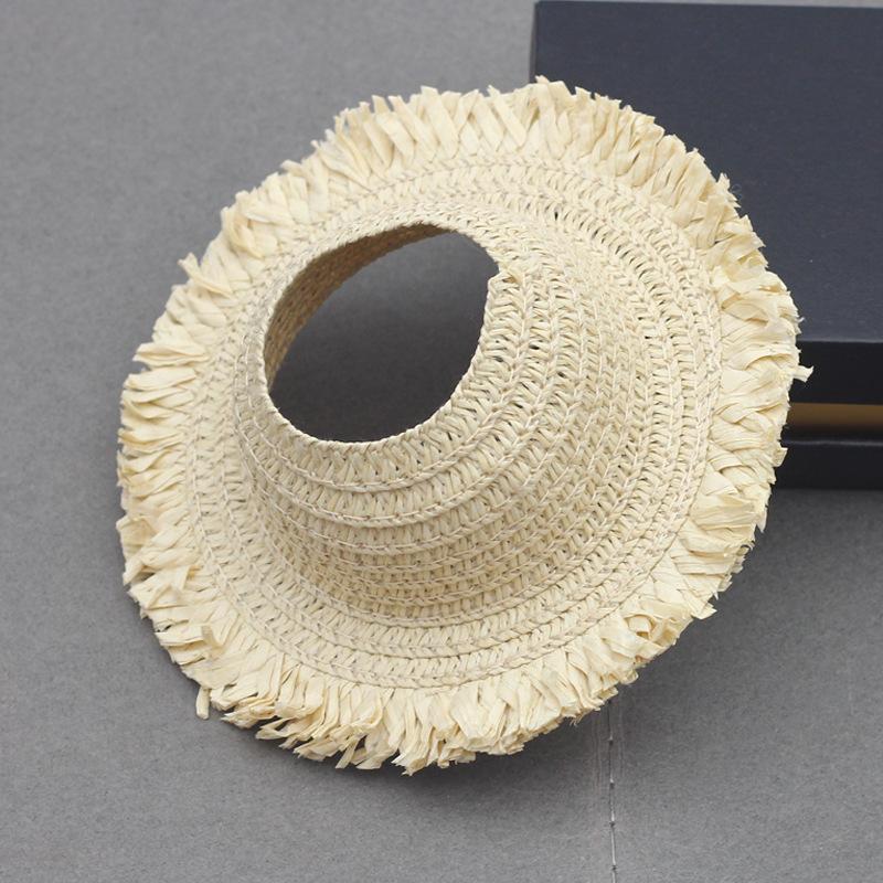 Pendant Doll Dress Accessories Doll Empty Top Opening Woven Straw Hat