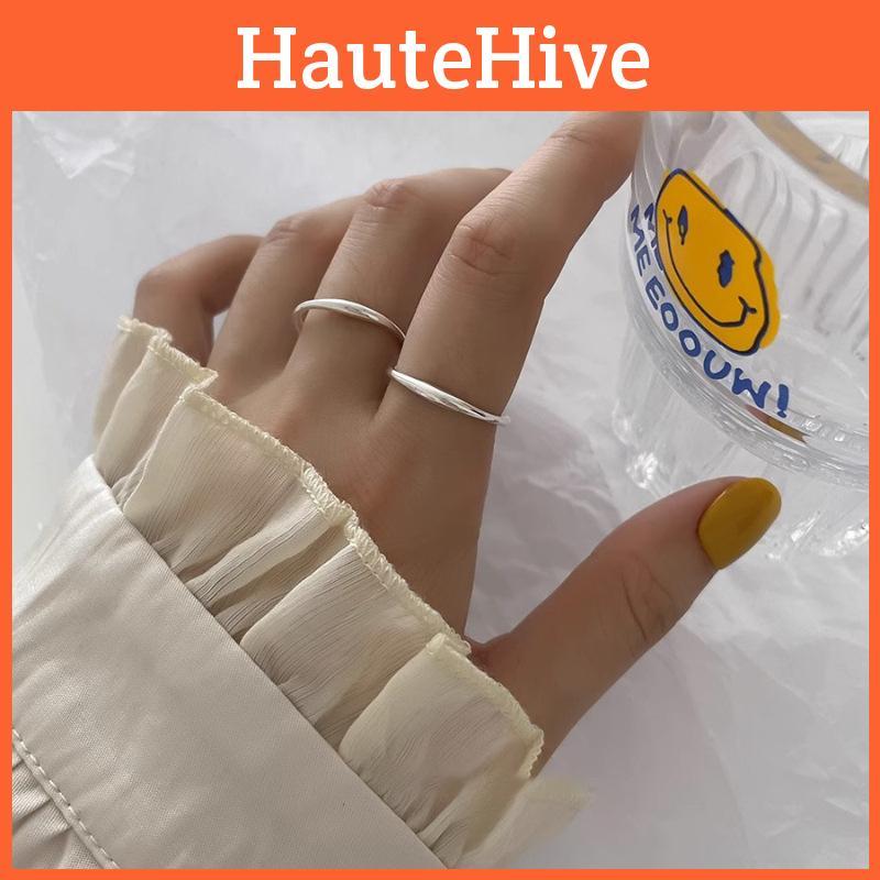 Chic And Elegant Adjustable Copper Circle Ring For Women Fashionable Unique Style