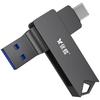 Youdie 64GB High-Speed USB Flash Drive with Gift Engraving, Large Capacity, Type-C Dual Interface for Mobile Phones and Computers.