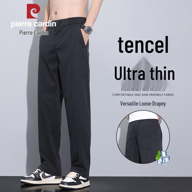 Pierre Cardin Men s Summer Slim-Fit Casual Business Trousers 28