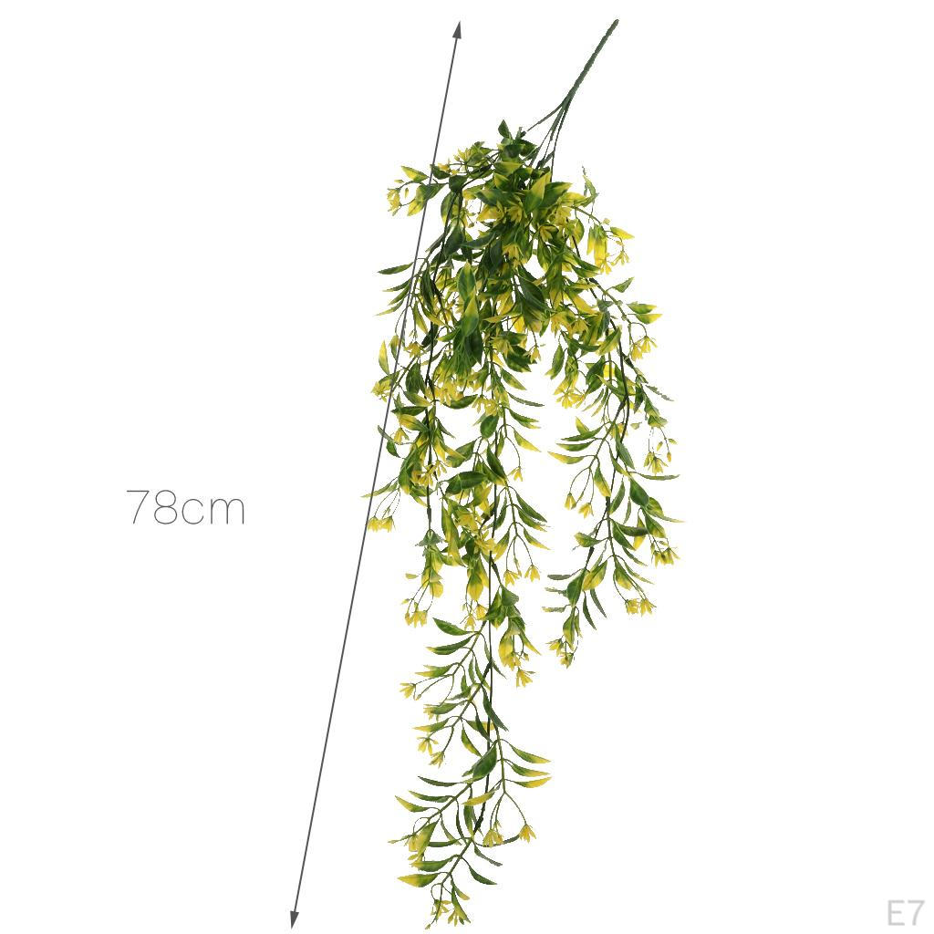1 Bouquet 5 Branches Artificial Flower Garland Home Kitchen Garden Office Wedding Wall Decor