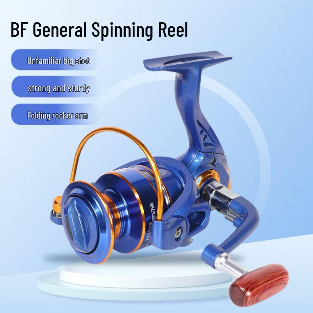 Ganzmetall-Weitwurf-Angelrolle mit Spinn- und Floßangelfunktionen