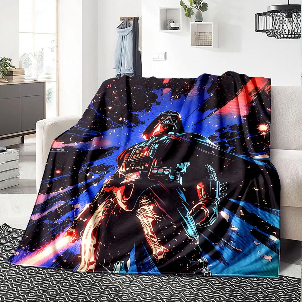Star Wars Blanket Durable Comfort Perfect for Office Chair Livingroom All-Season Use Stylish Decor Perfect Gift for Relatives and Friends