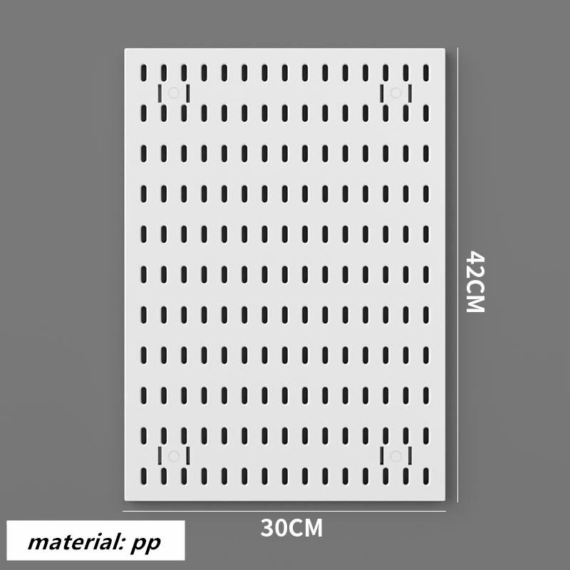 Punch-free Hole Board Vertical Desktop Wall Hanging Office Desk Storage Shelf Reading Room Desktop Kitchen Bathroom Storage Rack