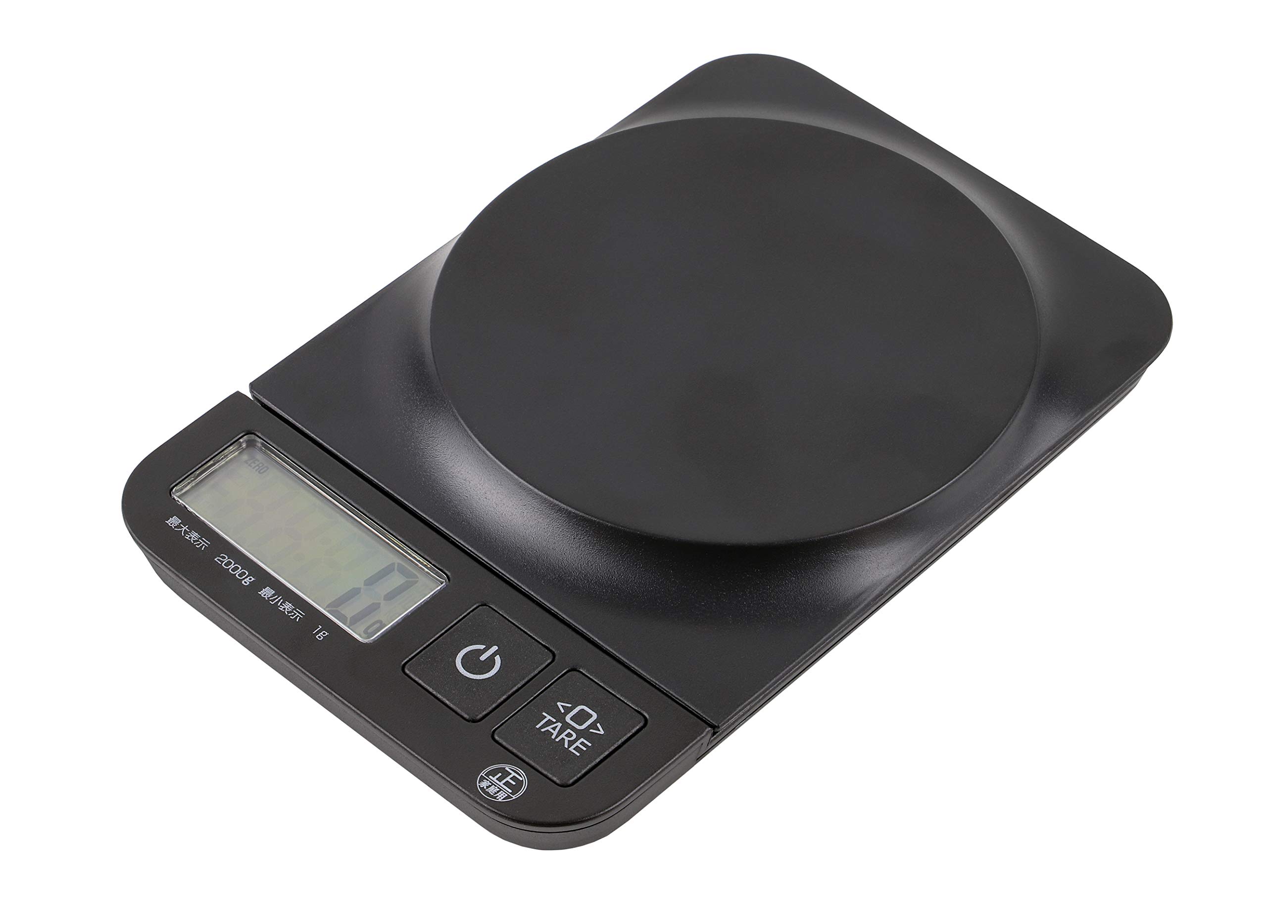 

Pearl Metal Kitchen Scale Limited Matte Black Digital Scale 1g For Measuring BLKP Black [BLKP] 2.0kg / D-5159