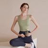Sports Intimates Women's Anti-Shock and Anti-SAG Running Yoga Beautiful Vest Workout Clothes Plus Size High Strength One-Piece Cup Bra