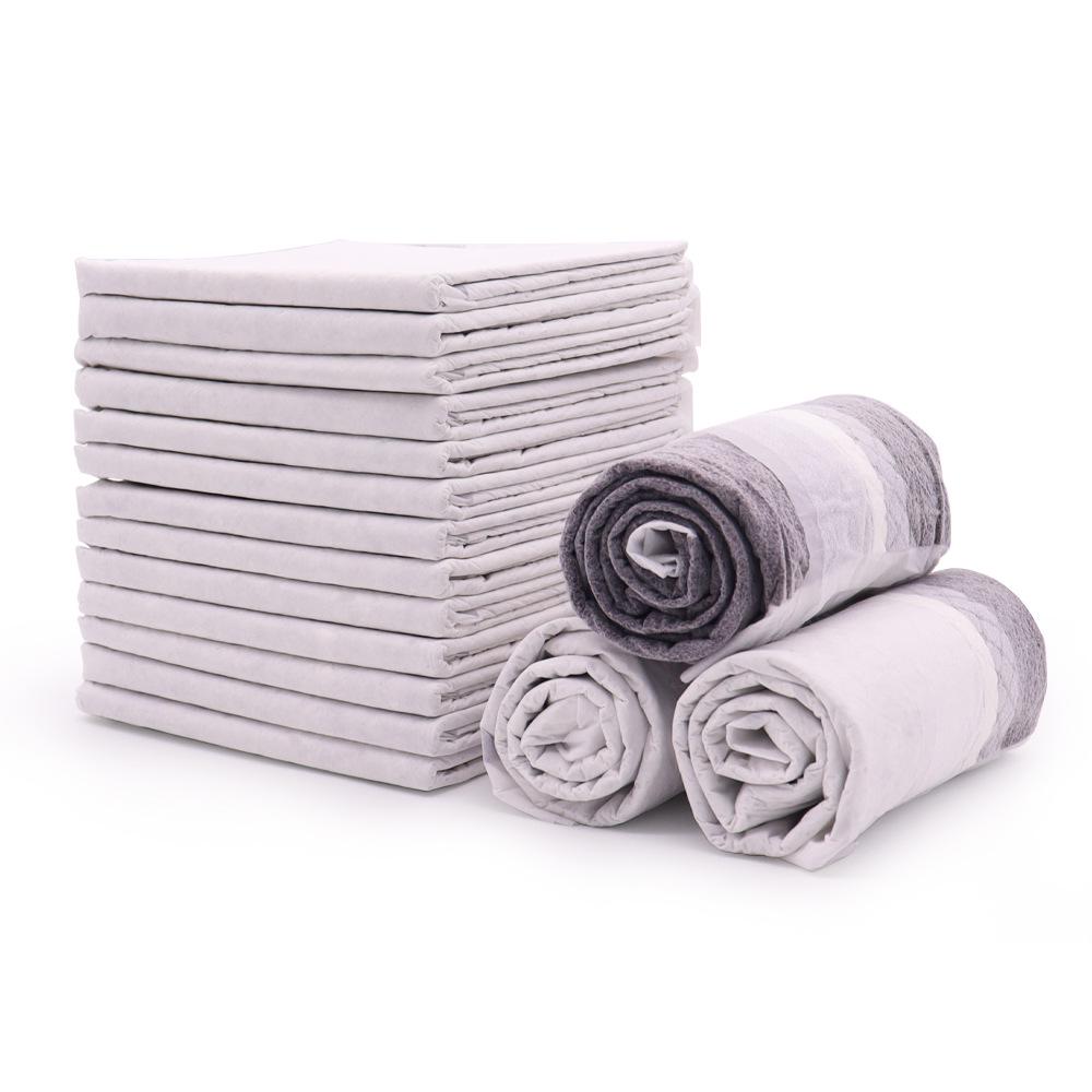 Bamboo Charcoal Dog & Cat Pee Pads: Disposable, Thick, Strong Absorption for Pet Urine.