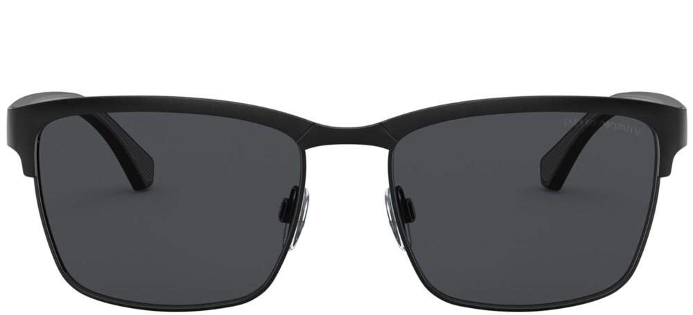 Emporio Armani Sunglasses 0EA2087 301487 Matte Size 56 Japan Black/Grey Lens, (Free Size),