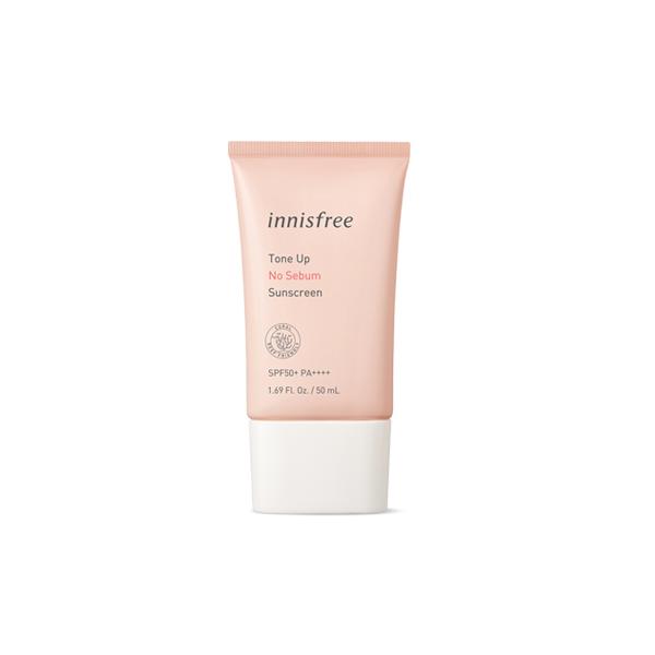 [Innisfree] Tone Up No Sebum Sunscreen SPF50+ PA++++ 60ml