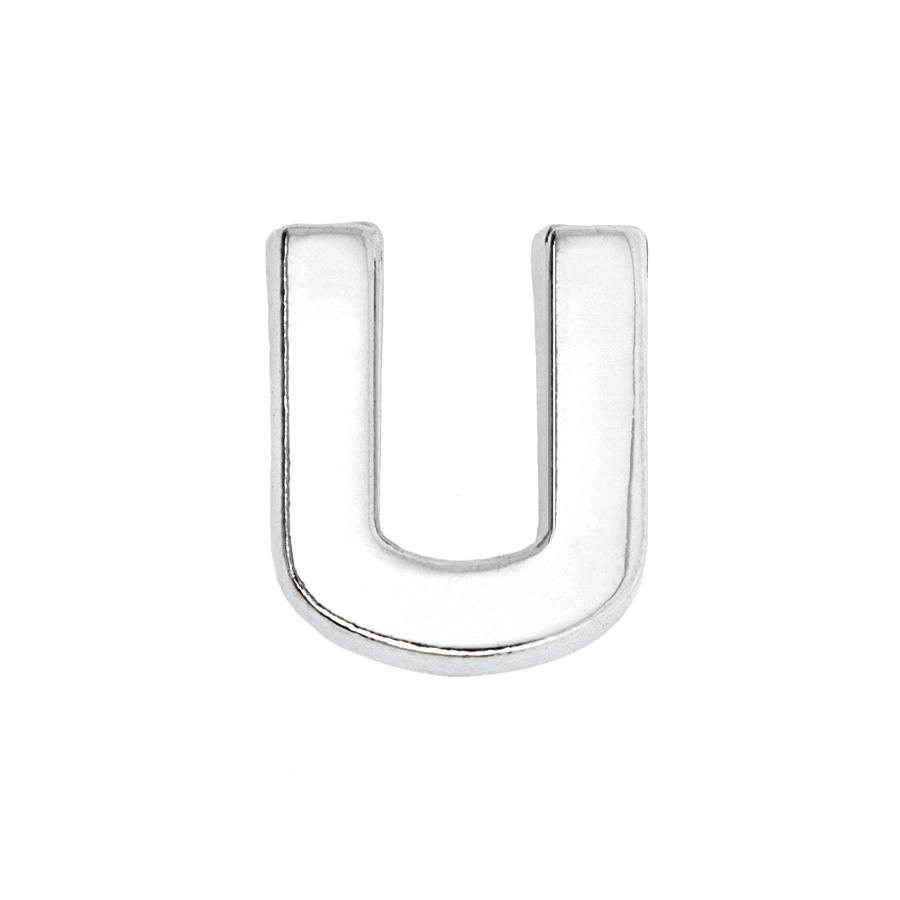 182pcs/lot 8mm 10mm Silver Plain Slide Letter Charms Alphabet A-Z For Bracelet Wristband Keychain Pet Collar DIY Jewelry Making