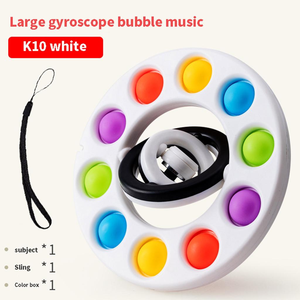 Antistress  Toys 3D Infinite Flip Overturn Fingertip Gyro Bubble S  Toy For Adult Children Push Bubble Gift