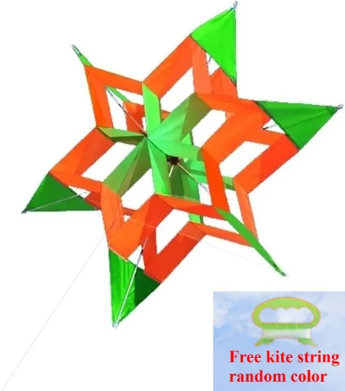 Beautiful 3D Lotus Flower Kite for Kids & Adults Easy To Carry with Flying Line Outdoor Toy for Picnic Beach Park Travel Boys