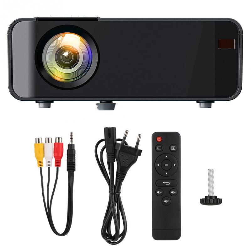 Buy W10 Portable 1080P HD LED Home Theater Projector(480P Standard ...