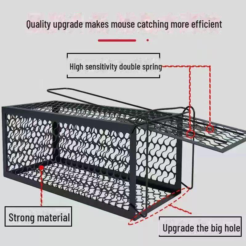 2024 Pokročilá černá technologie pasti na myši Klec