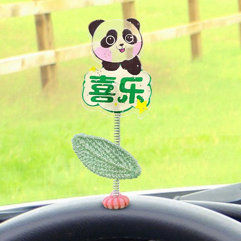 Creative Cartoon Small Animal Shaking Head Small Ornament Car Shaking Head Ornament Acrylic Small Ornament Small Gift