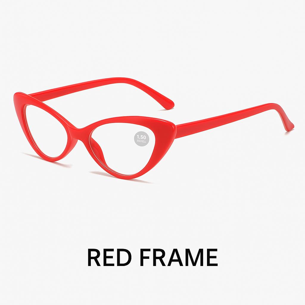 1pc Stylish Small Cat Eye Reading Glasses Women Ladies Cateye Blue Light Blocking Computer Readers Anti Glare Fashion Eyewear