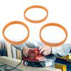 Long Lasting Polyurethane Drive Belt for Electric Planer For 1900B 225007 N1923B 238mm Girth 9 6mm Width (Set of 3)