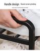 Modern Space-Saving Multi-Layer Shoe Rack: Punch-Free Assembly, Painted Finish for Living Room Storage