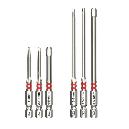 Screwdriver Bits Set with Strong Magnetic Hex Shank Pagoda-Shaped Socket for