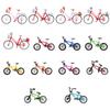High Quality Kids Gift Toys Dollhouse Plastic Bike Doll Accessories Outdoor Sports Toy Doll Bicycle