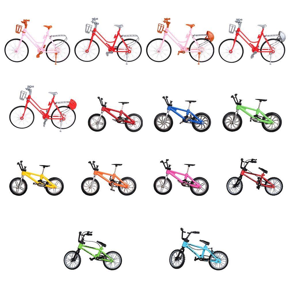 High Quality Kids Gift Toys Dollhouse Plastic Bike Doll Accessories Outdoor Sports Toy Doll Bicycle