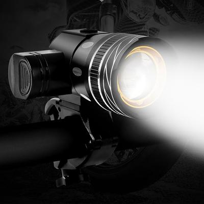 Světlo na kolo Hliníková slitina Vodotěsné Zoom USB Dobíjecí Režimy Nastavitelné MTB Silniční Horské kolo Noční jízda LED Přední světlo