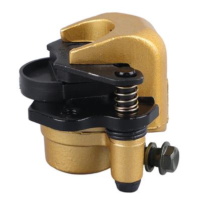 Pinzas de Freno Delanteras Traseras Aluminio Dorado Bomba Izquierda Frenado Estable Apto para Cuatro Ruedas de 110 a 250cc